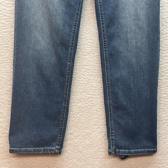 Kut From The Kloth Jeans Womens 4 Blue Elizabeth Crop Straight Mid Rise Denim 28 - Picture 5 of 15